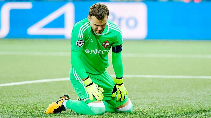 Акинфеев не допускал результативных ошибок в РПЛ почти 5 лет