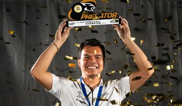 Филиппинец Карло Бьядо — двукратный чемпион мира по пулу

