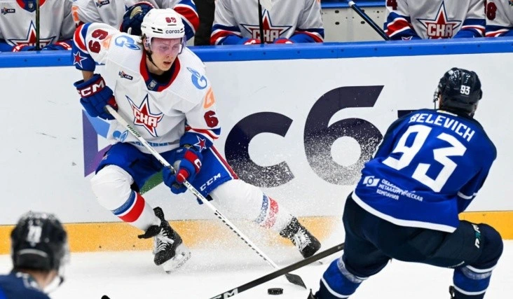 Форвард СКА Ларионов прокомментировал победу над «Трактором»