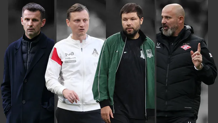 Мусаев, Семак и Челестини поборются за звание лучшего тренера РПЛ в октябре