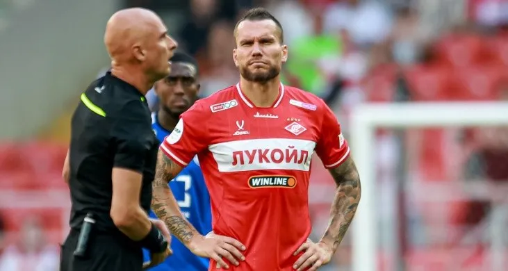 ЭСК РФС одобрила удаление Антона Заболотного в матче «Спартак» — «Балтика»