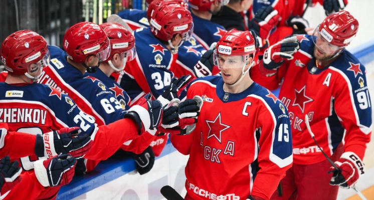 ЦСКА выиграли у «Северстали» на «ЦСКА-Арене» в матче КХЛ