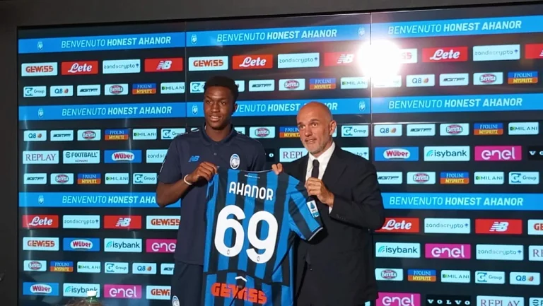 «Аталанта» представила своего нового игрока Онеста Аанора