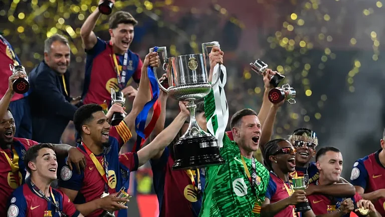 Барселона на пути к триплету: Кубок Испании уже в кармане