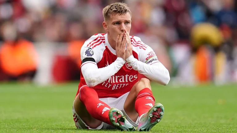 Капитан «Арсенала» Мартин Эдегор выбыл на месяц