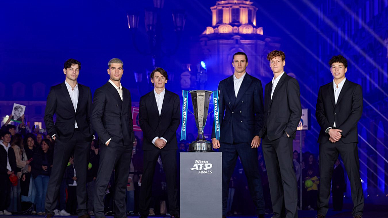 В Турине состоялась фотосессия участников Итогового турнира ATP