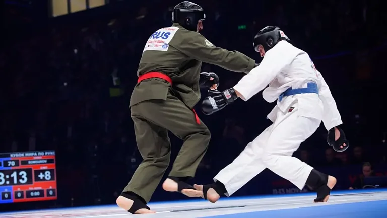 Судьи удалили команду после массовой драки на турнире по рукопашному бою