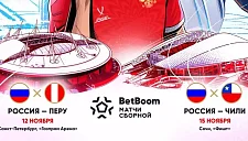 Россия сыграет с Перу и Чили в ноябрьских товарищеских матчах