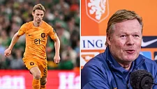 Куман объяснил замену Де Йонга в матче с Польшей