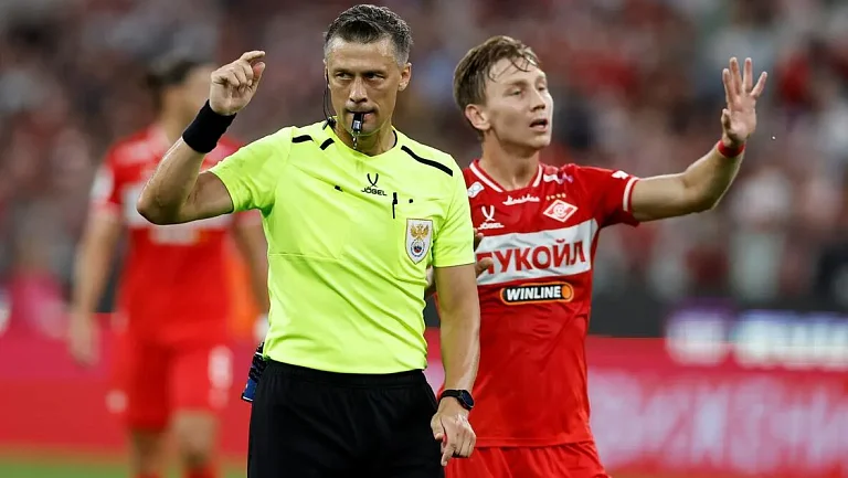 ЭСК: 5 решений Казарцева в матче «Спартака» признаны верными