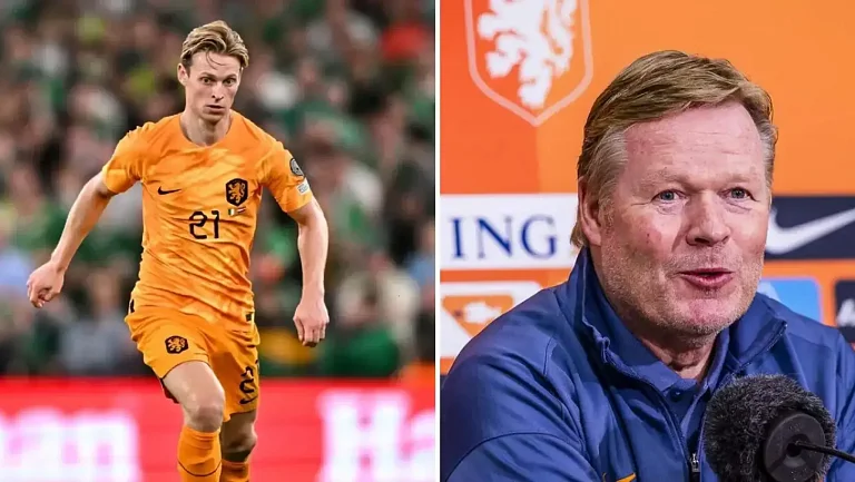 Куман объяснил замену Де Йонга в матче с Польшей