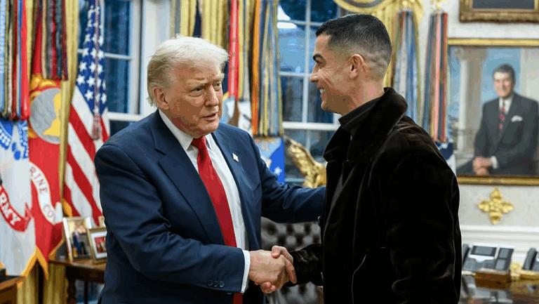 Криштиану Роналду поблагодарил Трампа после посещения Белого дома