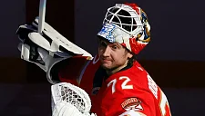 Россиянин Сергей Бобровский стал второй звездой матча в НХЛ