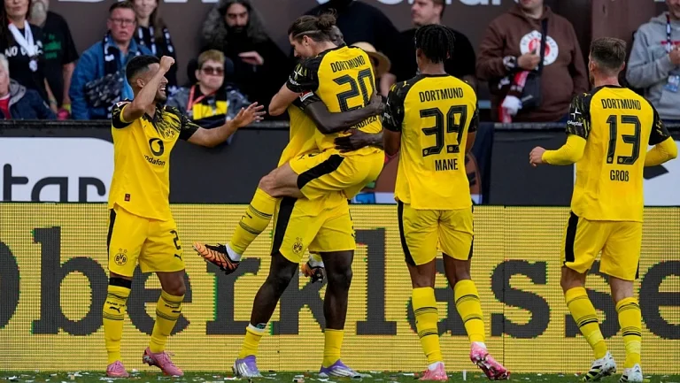 «Боруссия» Дортмунд сыграла с «Санкт-Паули» вничью