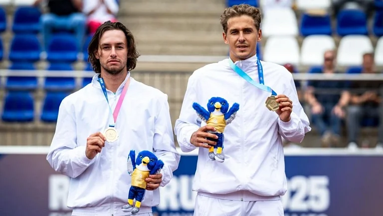 Российские теннисисты стали чемпионами Универсиады-2025 в Германии