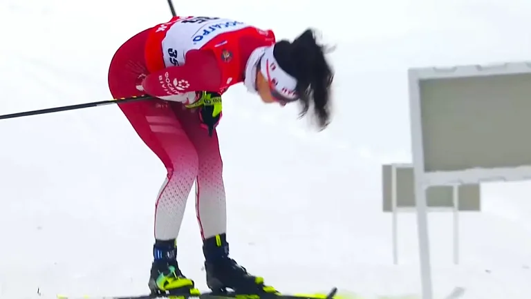 Обидная травма не позволила Веронике Степановой закончить гонку в Ижевске