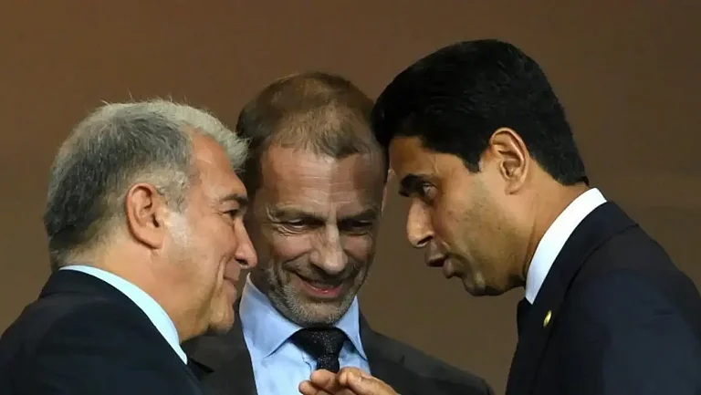 Лапорта встретился с аль-Хелаифи на Генеральной ассамблее ECA