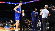 Оливье Риу стал самым высоким игроком в истории NCAA — его рост 236 см