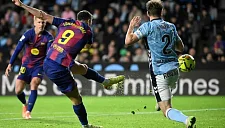 Роберт Левандовски оформил хет-трик за «Барсу» в матче Ла Лиги с «Сельтой»