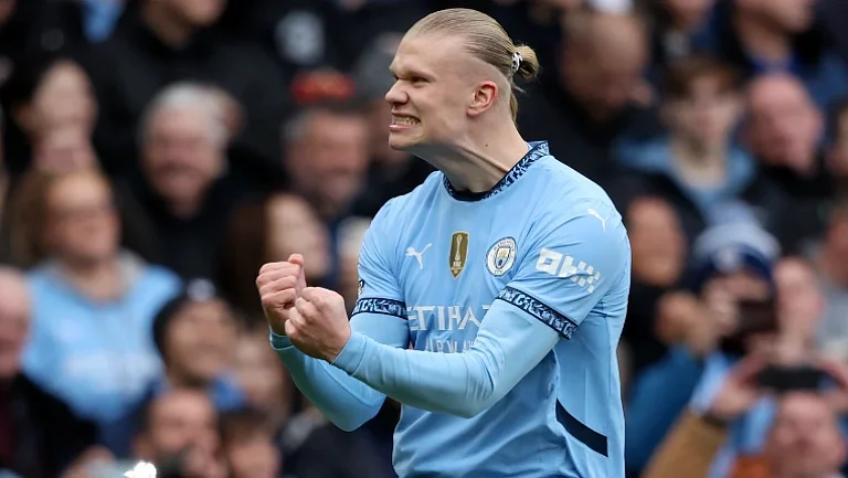 Эрлинг Холанд может стать самым быстрым автором 100 голов в АПЛ