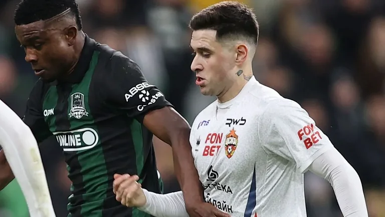 КДК РФС изучит обвинения в расизме против игрока ЦСКА Вильягры