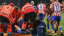 Футболистка «Атлетико» была госпитализирована после удара коленом в голову