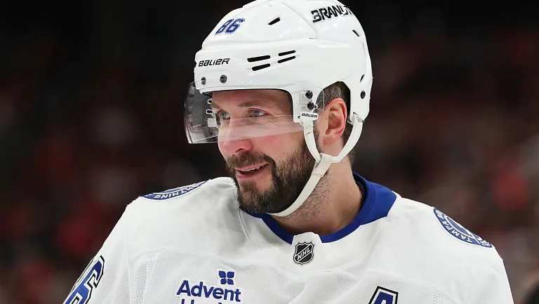 Никита Кучеров первым из россиян набрал 80 очков в сезоне НХЛ