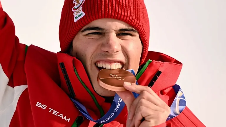 Исторический день для Болгарии — первая за 20 лет медаль зимней Олимпиады
