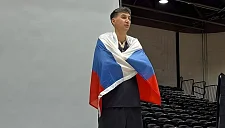 Российский баскетболист Рудовский сфотографировался с триколором в Америке