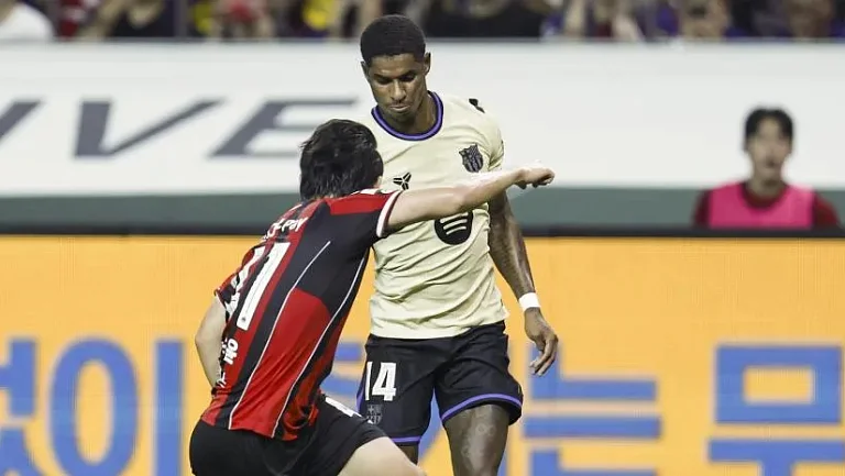 Рэшфорд отдал первый ассист за «Барсу» в матче с «Сеулом»