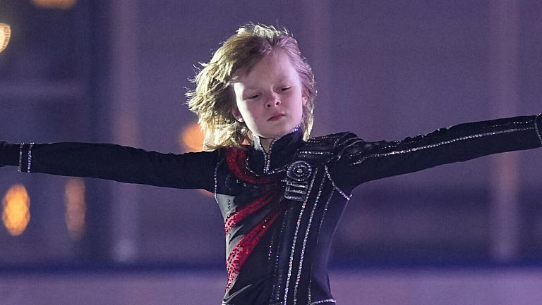 12-летний сын Плющенко победил на турнире с одним участником