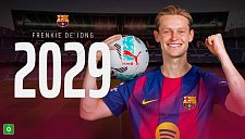 Френки де Йонг продлил контракт с «Барселоной» до 2029 года