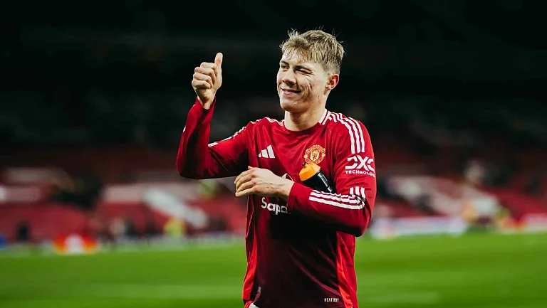 Раcмус Хойлунд намерен остаться в «Манчестер Юнайтед» 