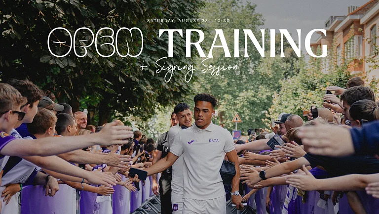 «Андерлехт» проведет открытую тренировку и автограф-сессию 23 августа