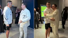 Головкин и Роналду встретились после боксёрского вечера в Саудовской Аравии