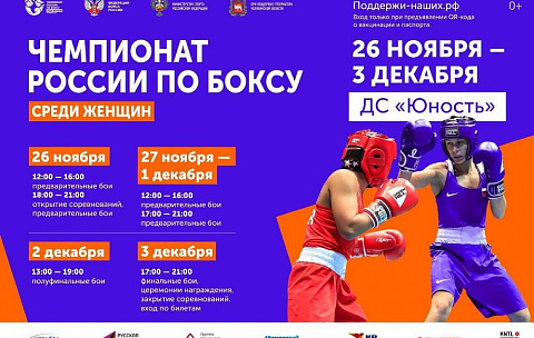 ЧР по боксу среди женщин 2021: расписание