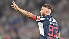 Серхио Рамос получил красную карточку в Мексике