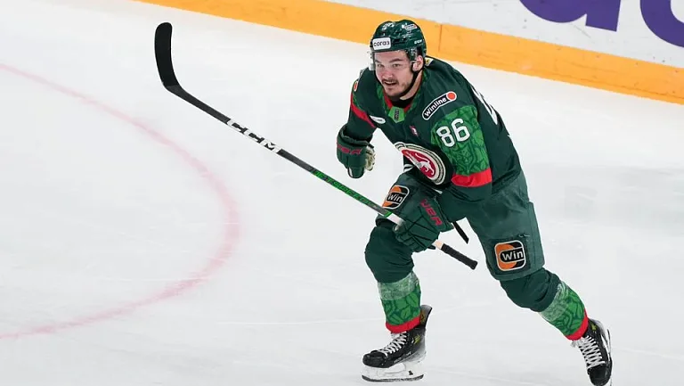 Казанский «Ак Барс» продлил контракт с нападающим Дыняком