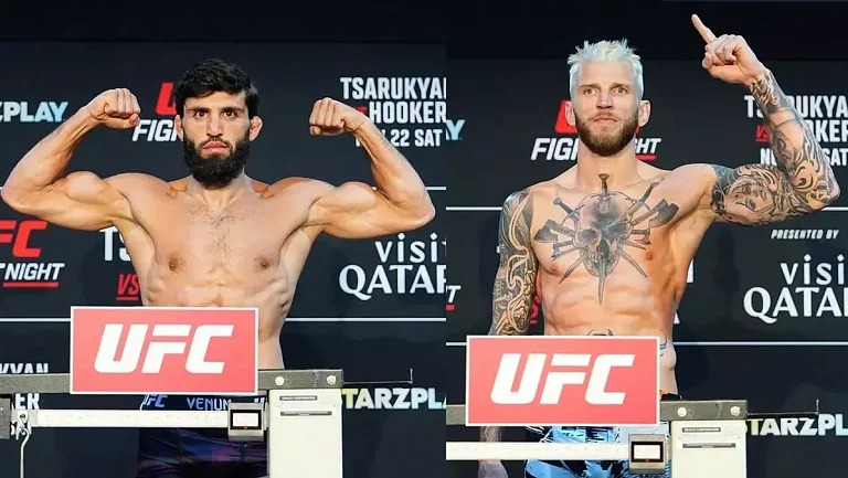 Бойцы UFC прошли взвешивание в Дохе — опубликованы результаты