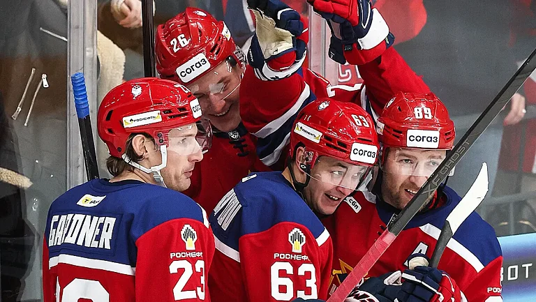 ЦСКА разгромил московское «Динамо» со счётом 5:1 в матче КХЛ