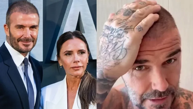 Дэвид Бекхэм неудачно постригся и рассмешил свою жену