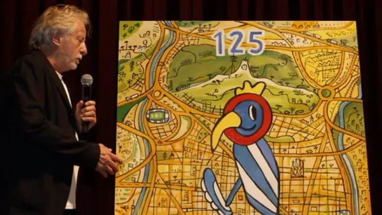 «Эспаньол» представил юбилейное полотно Хавьера Марискаля