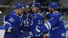 «Динамо» продолжает победную серию: пятая победа подряд в КХЛ