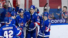 СКА прервал победную серию «Металлурга» и вернулся в зону плей-офф