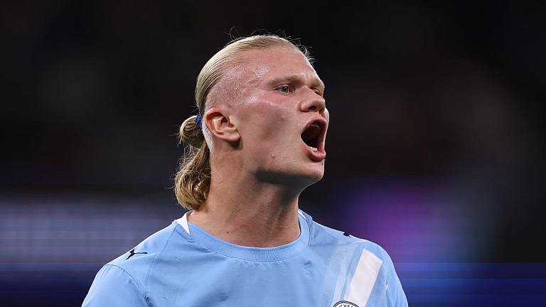 Холанд быстрее всех в истории забил 100 мячей в АПЛ