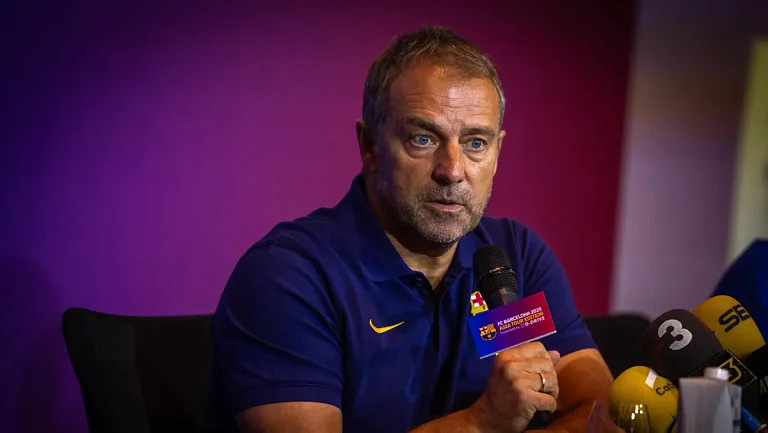 Флик прокомментировал победу «Барселоны» над «Сеулом»