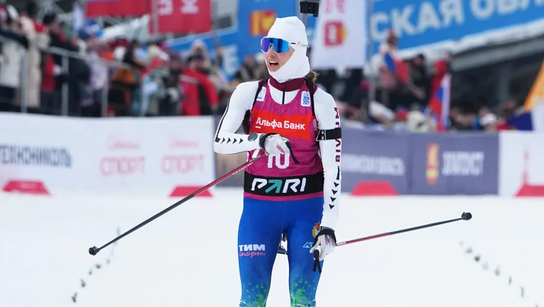 Динара Смольская победила в зрелищной гонке преследования на Кубке России