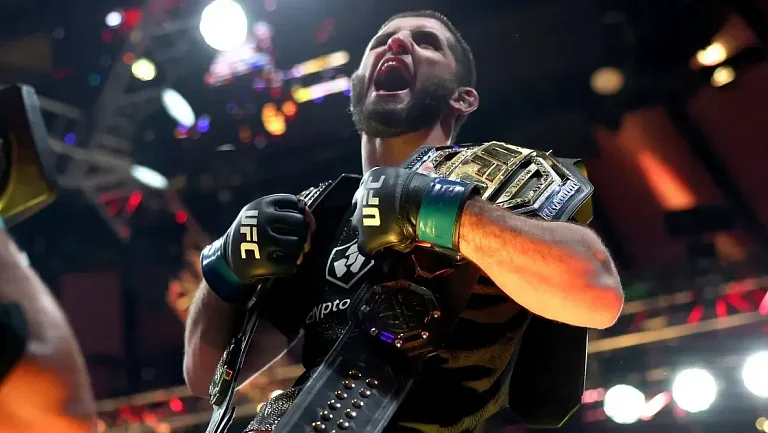 Ислам Махачев после победы на UFC 322: «У нас самая сильная страна!»