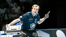 Сидоренко не смог пройти француза Лебрена на турнире по настольному теннису