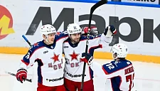 ЦСКА обыграл «Амур» в матче регулярного чемпионата КХЛ